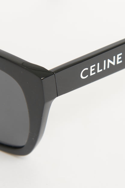 Square-frame Acetate Preowned Sunglasses