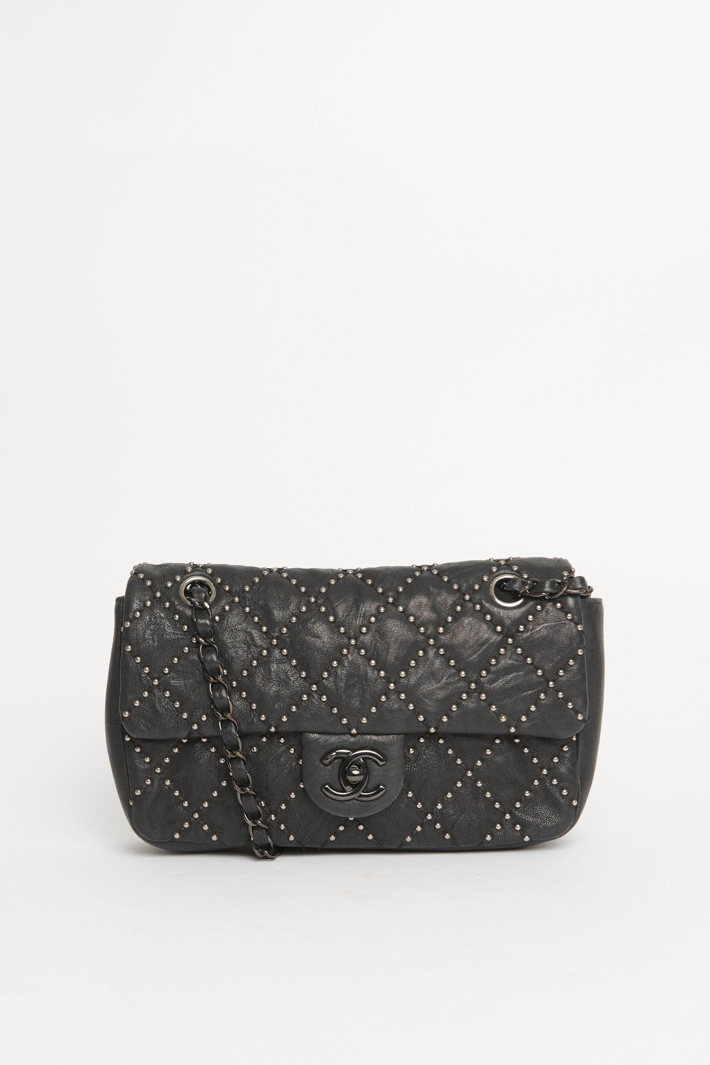 Chanel studded bag sale