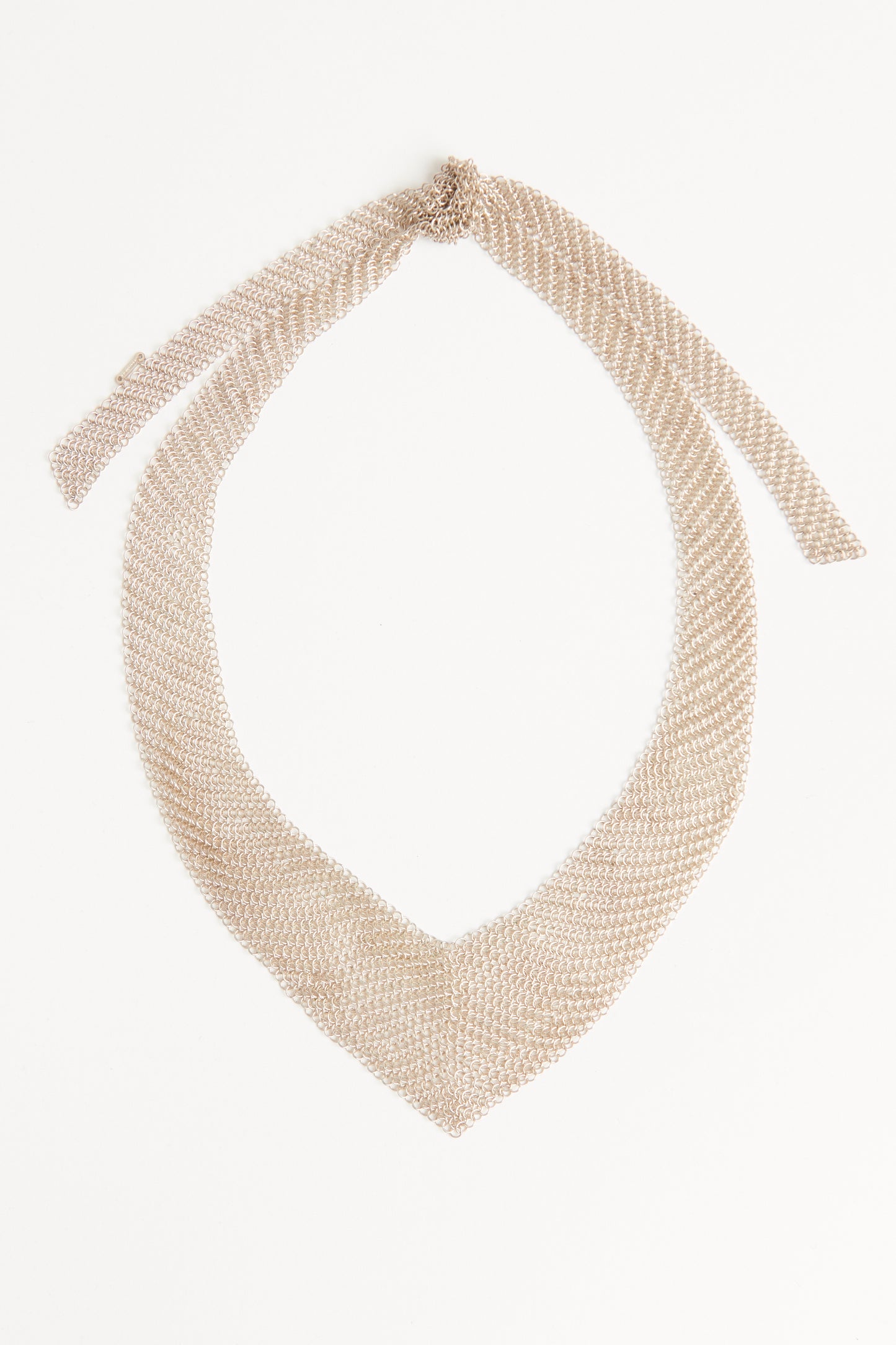 Elsa Peretti Mesh Bib Necklace