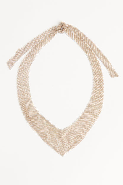 Elsa Peretti Mesh Bib Necklace