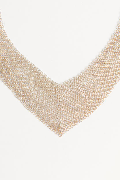 Elsa Peretti Mesh Bib Necklace