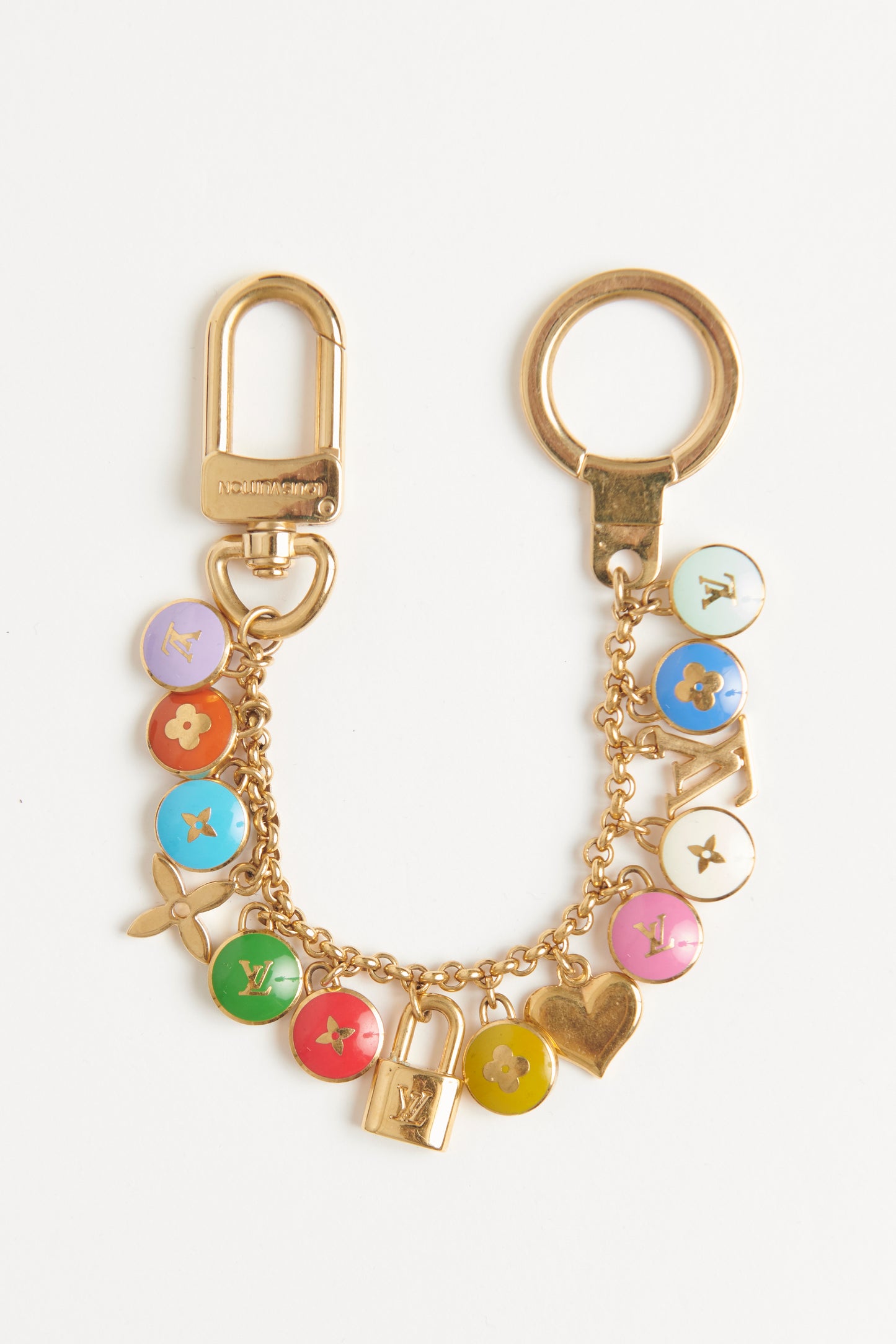 Multicolour Pastilles Bag Charm