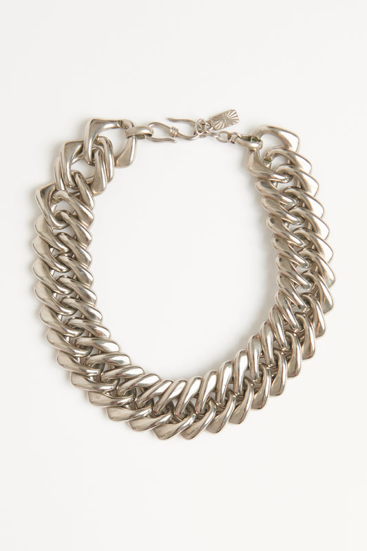 1990s Robert Goosen Curb Chain Preowned Necklace