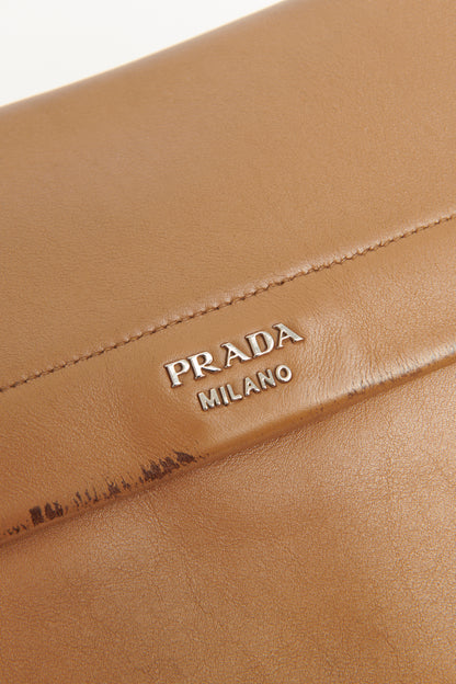 2014 Vitello Caramel Soft Double Preowned Bag