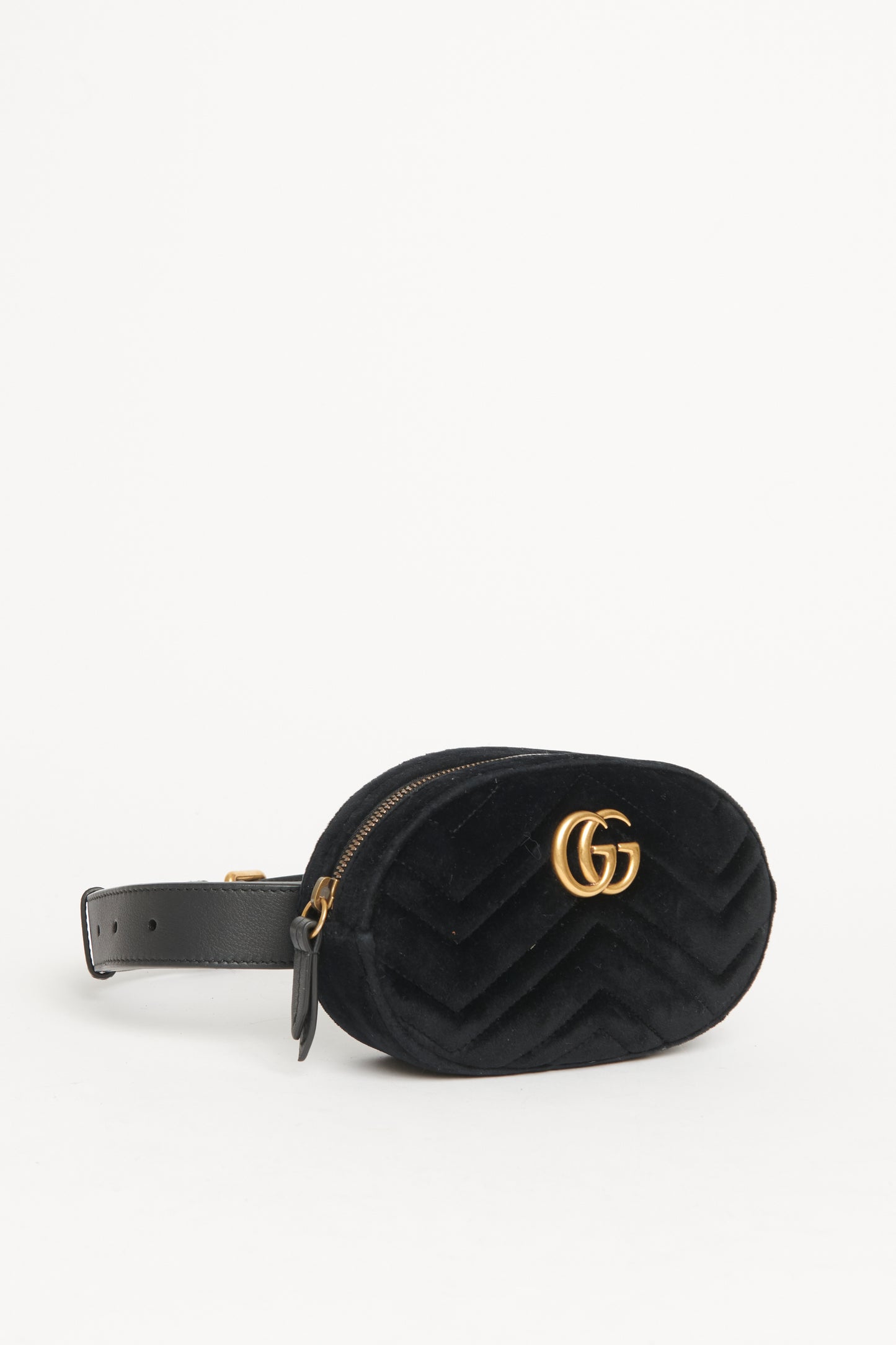 Marmont GG Velvet Preowned Bumbag