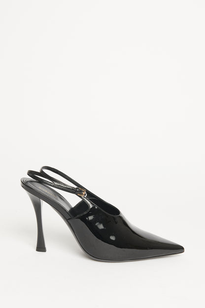 Show Patent Leather Slingback Preowned Pumps