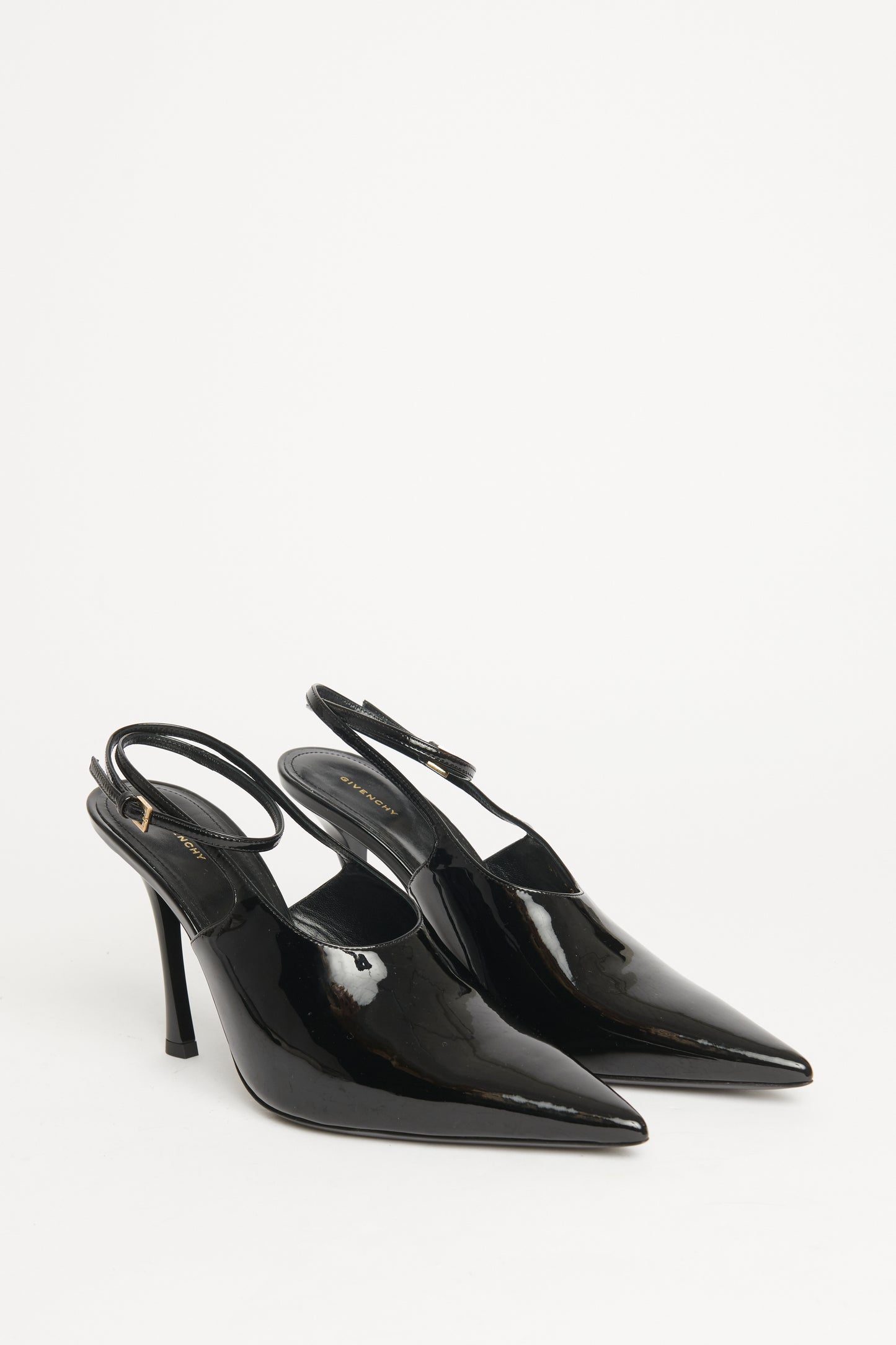 Show Patent Leather Slingback Preowned Pumps