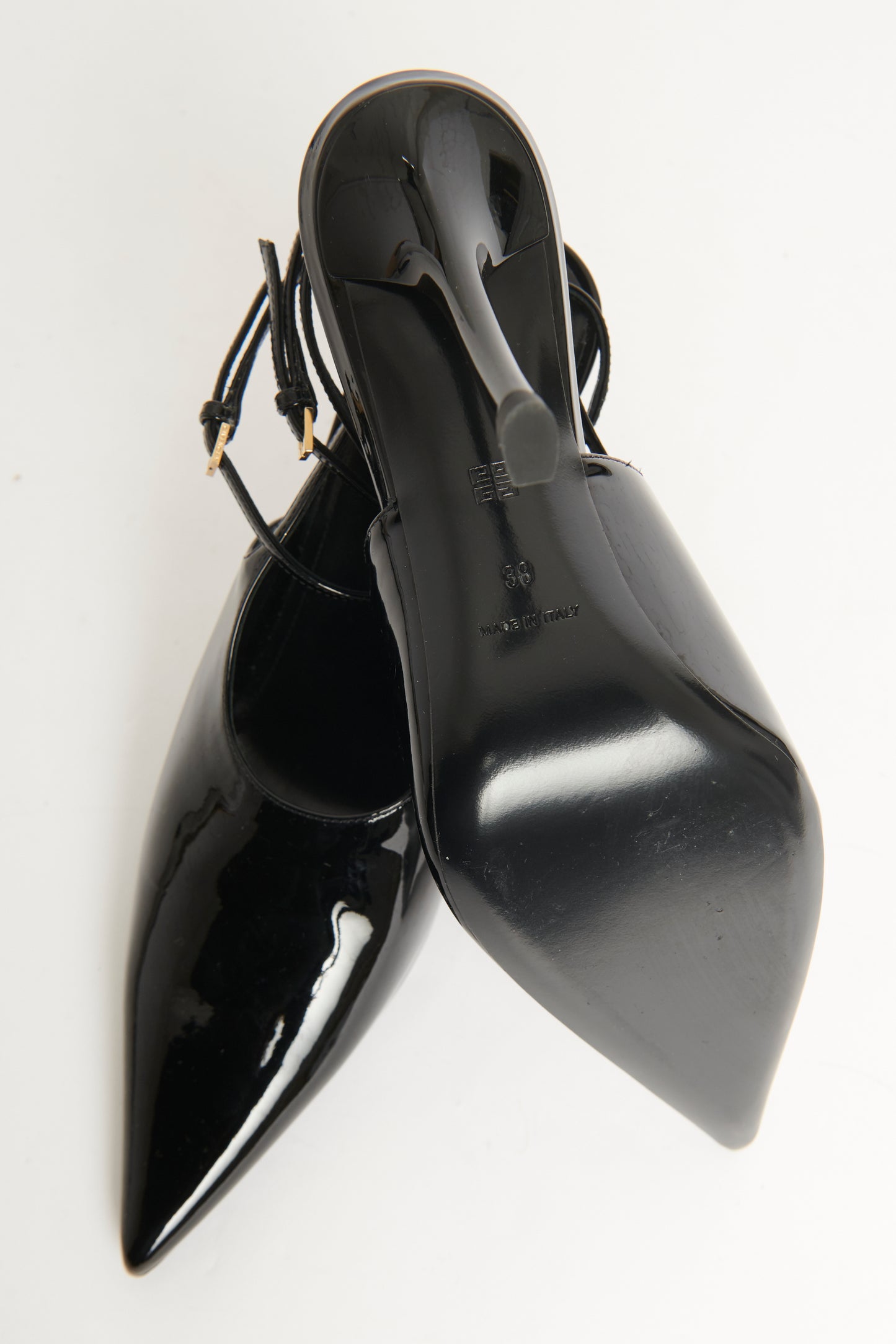 Show Patent Leather Slingback Preowned Pumps