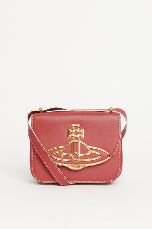 Red Linda Preowned Crossbody bag