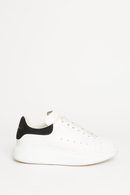 White Leather Oversized Preowned Sneakers