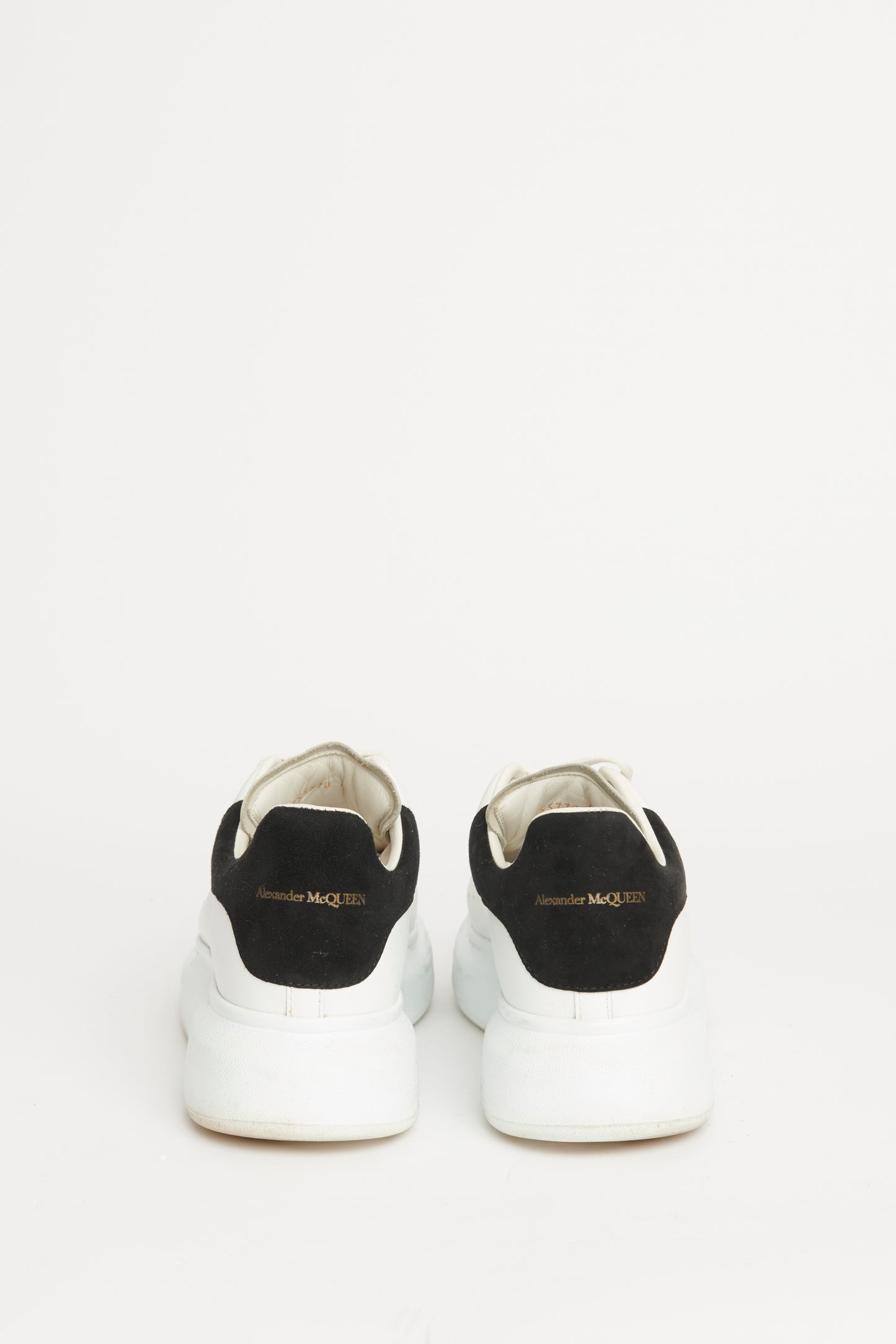 White Leather Oversized Preowned Sneakers