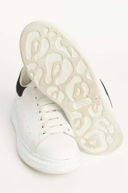 White Leather Oversized Preowned Sneakers