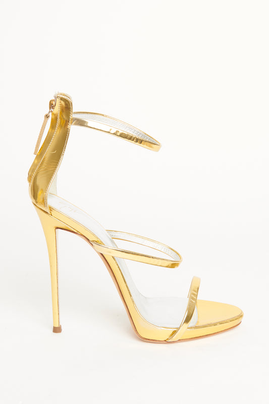 Zanotti Harmony Three Strap Preowned 120 Sandal