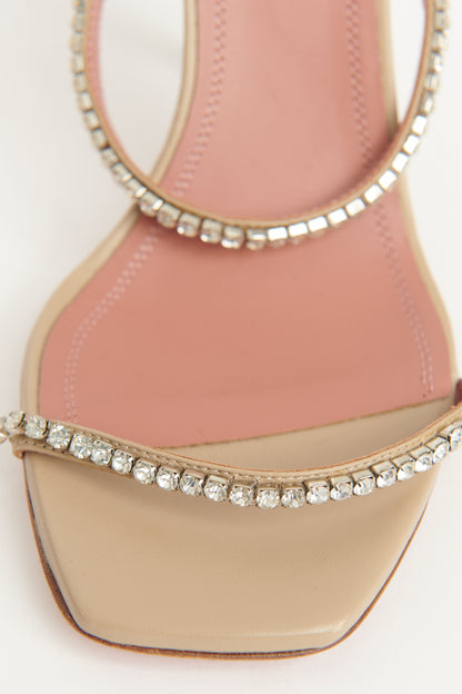 Gilda Crystal Strap Preowned Sandal