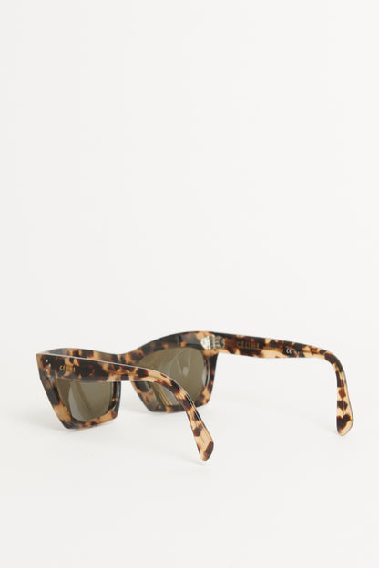 Havana Honey Tortoise Preowned Sunglasses