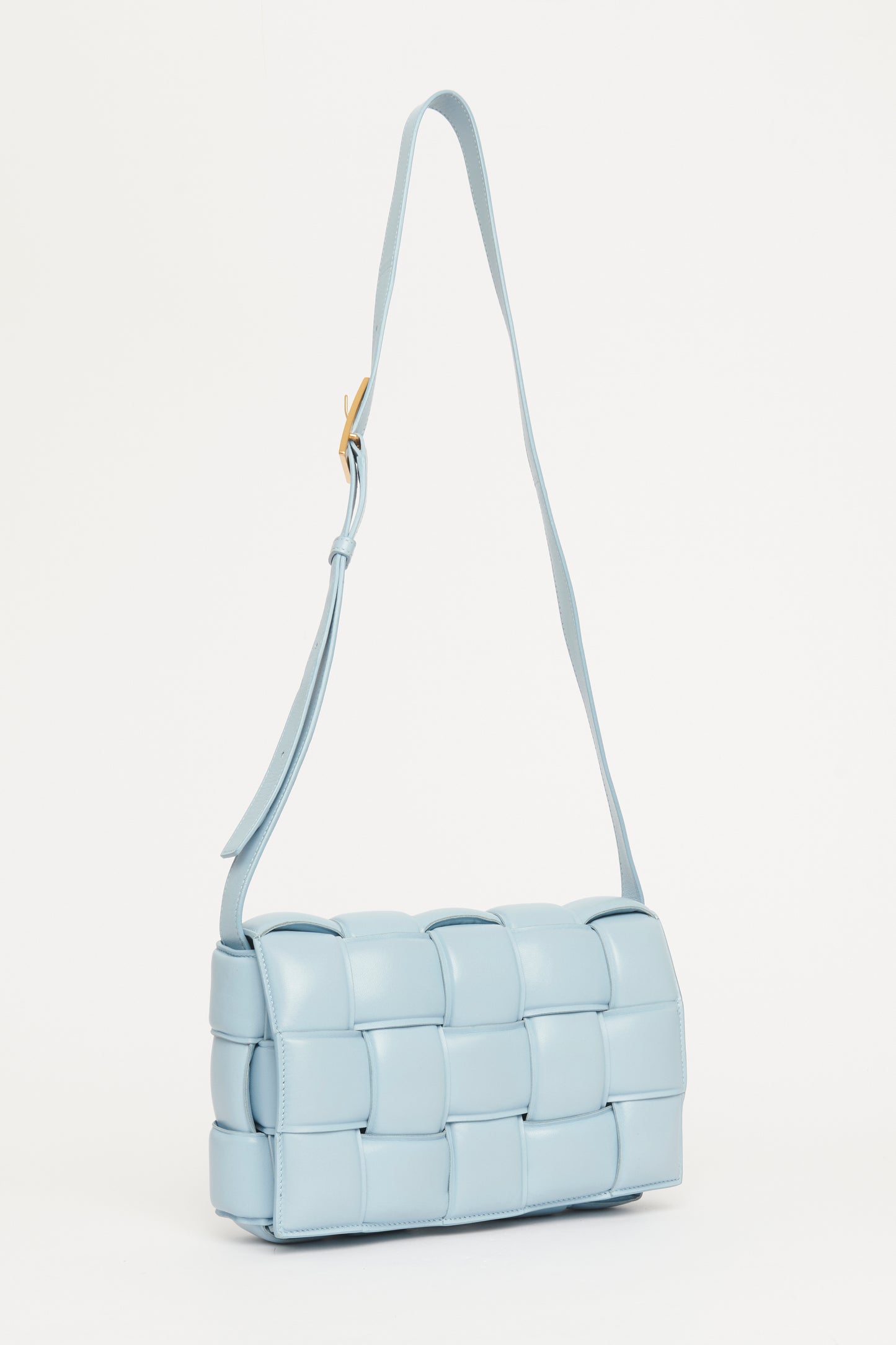 Blue Bottega Veneta Blue Padded Cassette Bag