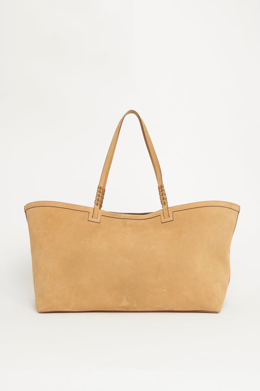 Cala 42 Suede Beige Preowned Tote