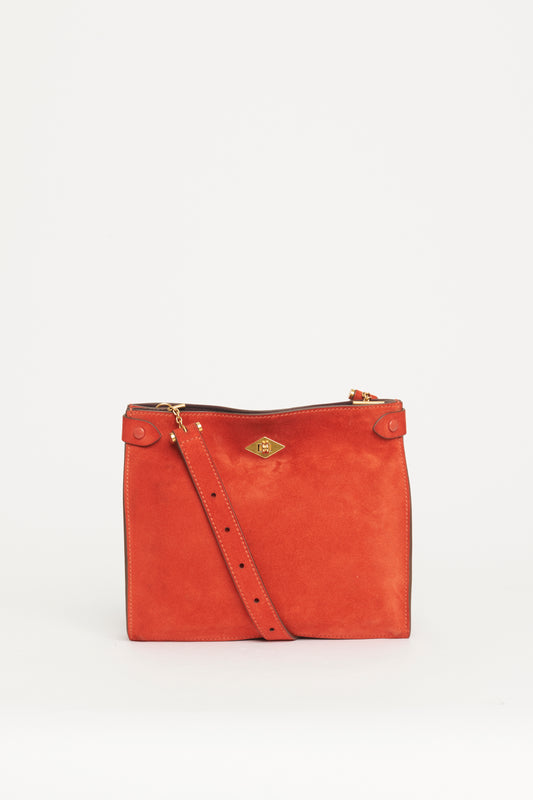 Suede Oaxaca Stowaway Preowned Crossbody