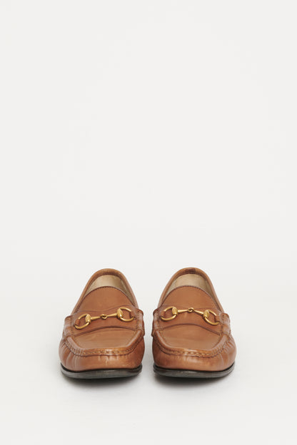 Brown Leather 1953 Horsebit Preowned Loafers