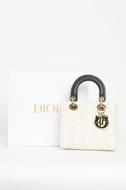 2024 Lambskin Monochrome Preowned Lady Dior