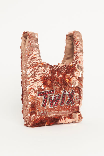 Twix Sequin Preowned Tote Bag