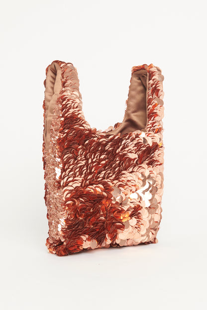 Twix Sequin Preowned Tote Bag