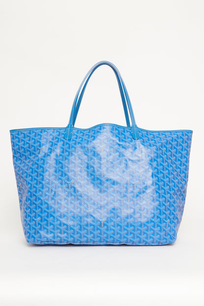 Blue Goyardine Saint Louis PM Preowned Tote