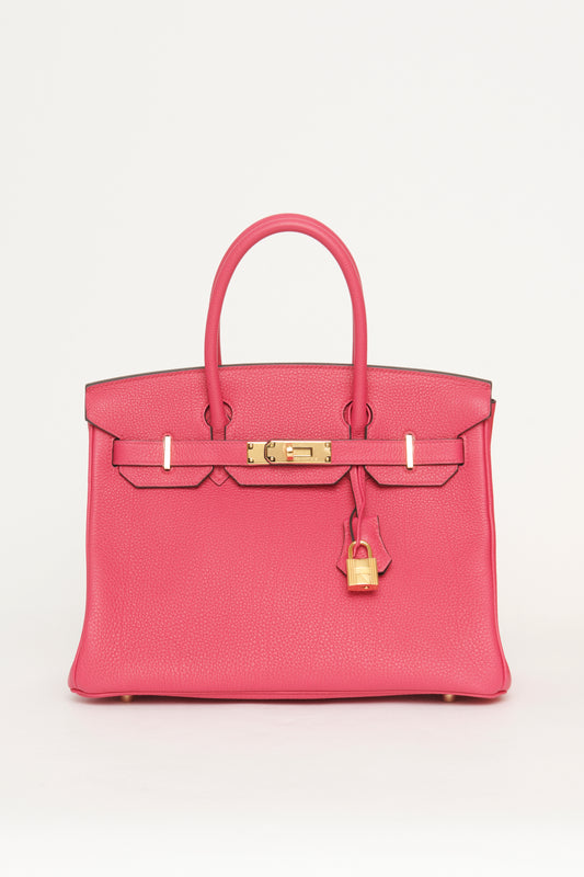 2023 Rose Tyrien Birkin 30 Preowned Bag