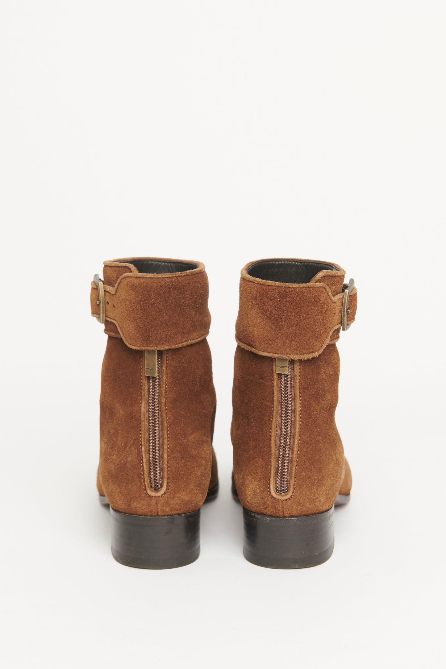 Brown Suede Miles Preowned Ankle Boot