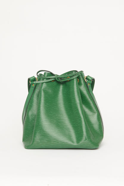 1992 Borneo Green Epi Leather Preowned Shoulder Bucket Bag