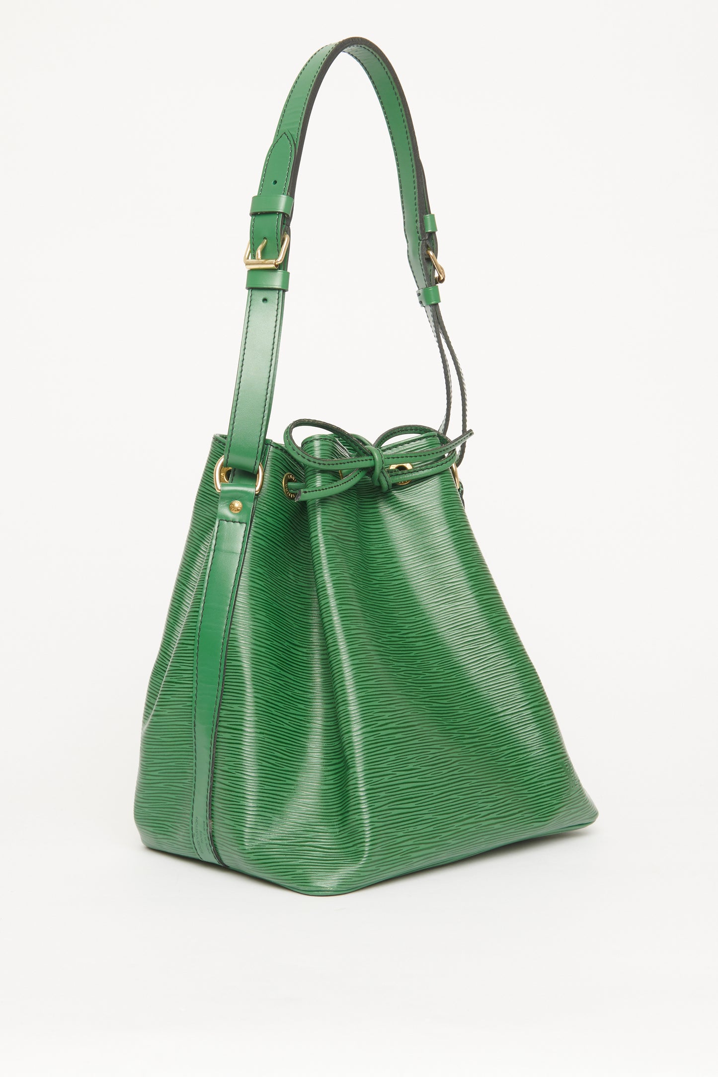 1992 Borneo Green Epi Leather Preowned Shoulder Bucket Bag