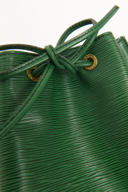 1992 Borneo Green Epi Leather Preowned Shoulder Bucket Bag