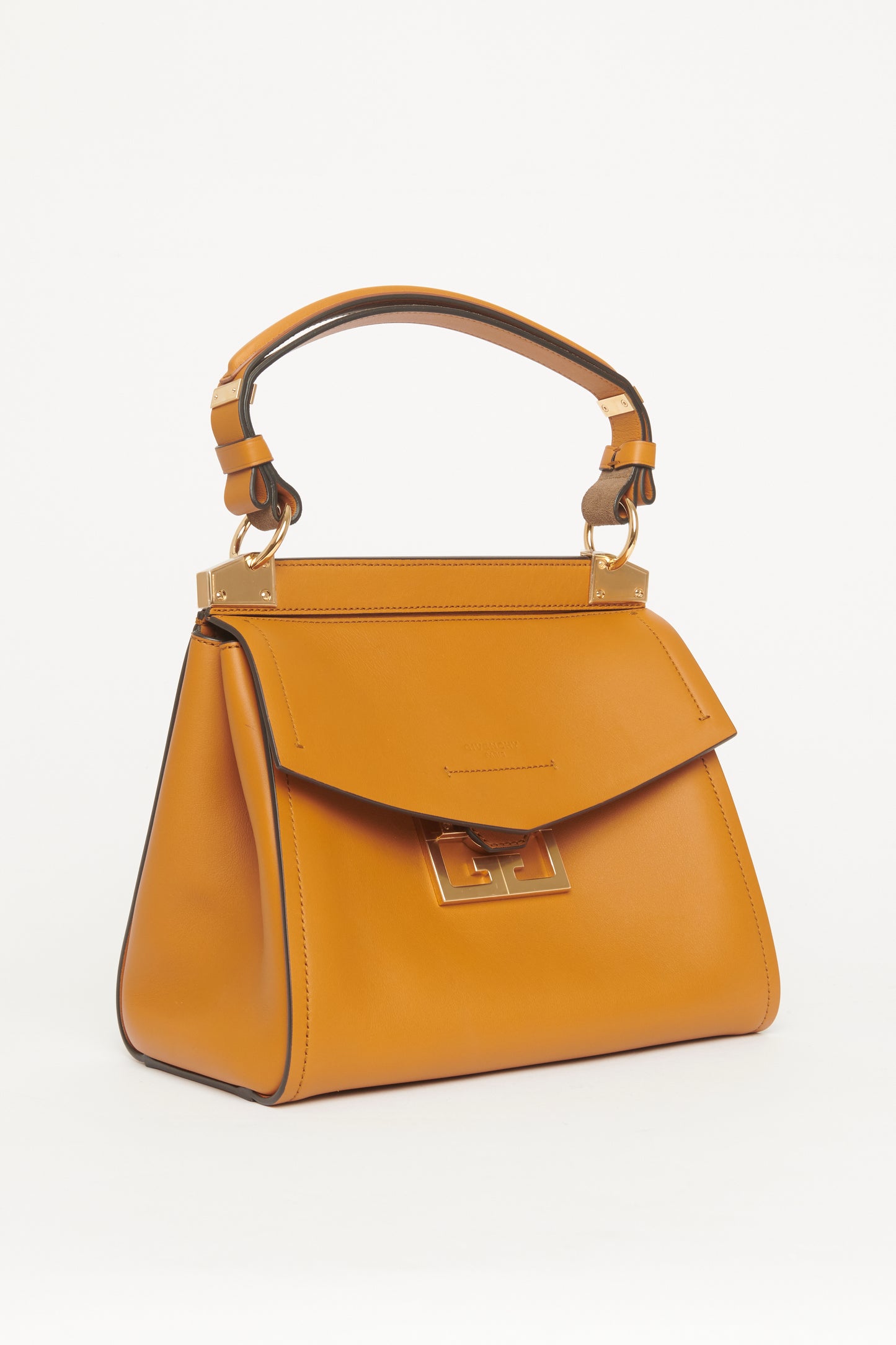 2019 Tan Leather Preowned Small Mystic Tophandle Bag