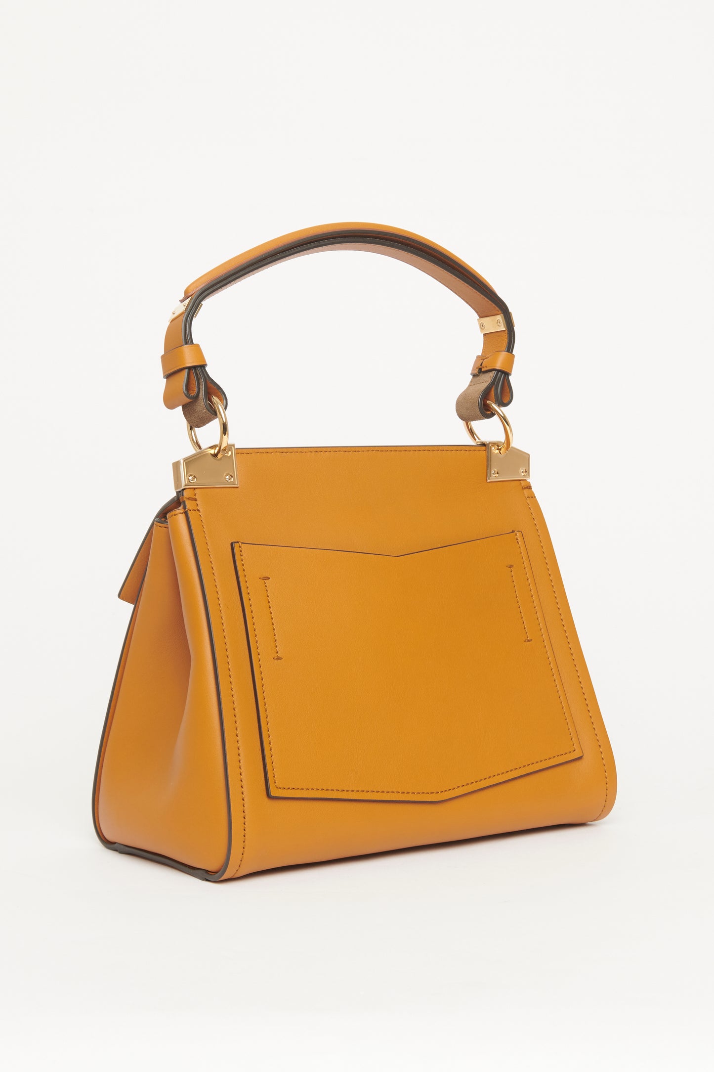 2019 Tan Leather Preowned Small Mystic Tophandle Bag