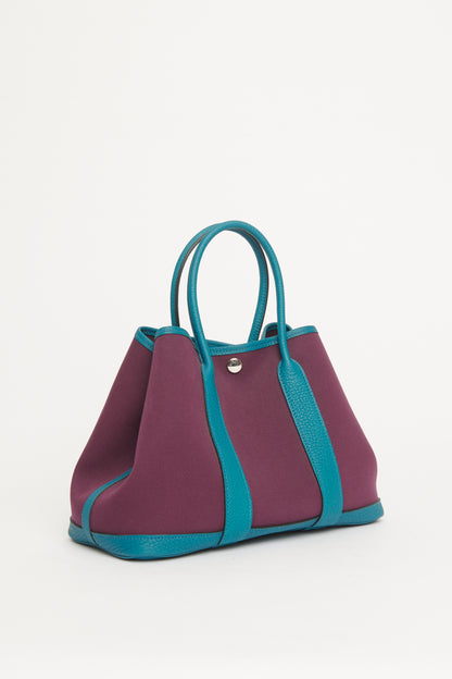 Cobalt Cassis Preowned Garden Party 30 TPM Tote