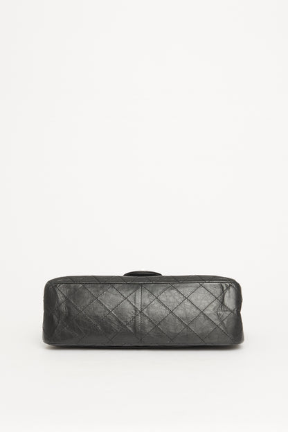 Black 2.55 Reissue Quilted Leather 227 Preowned Flap Bag