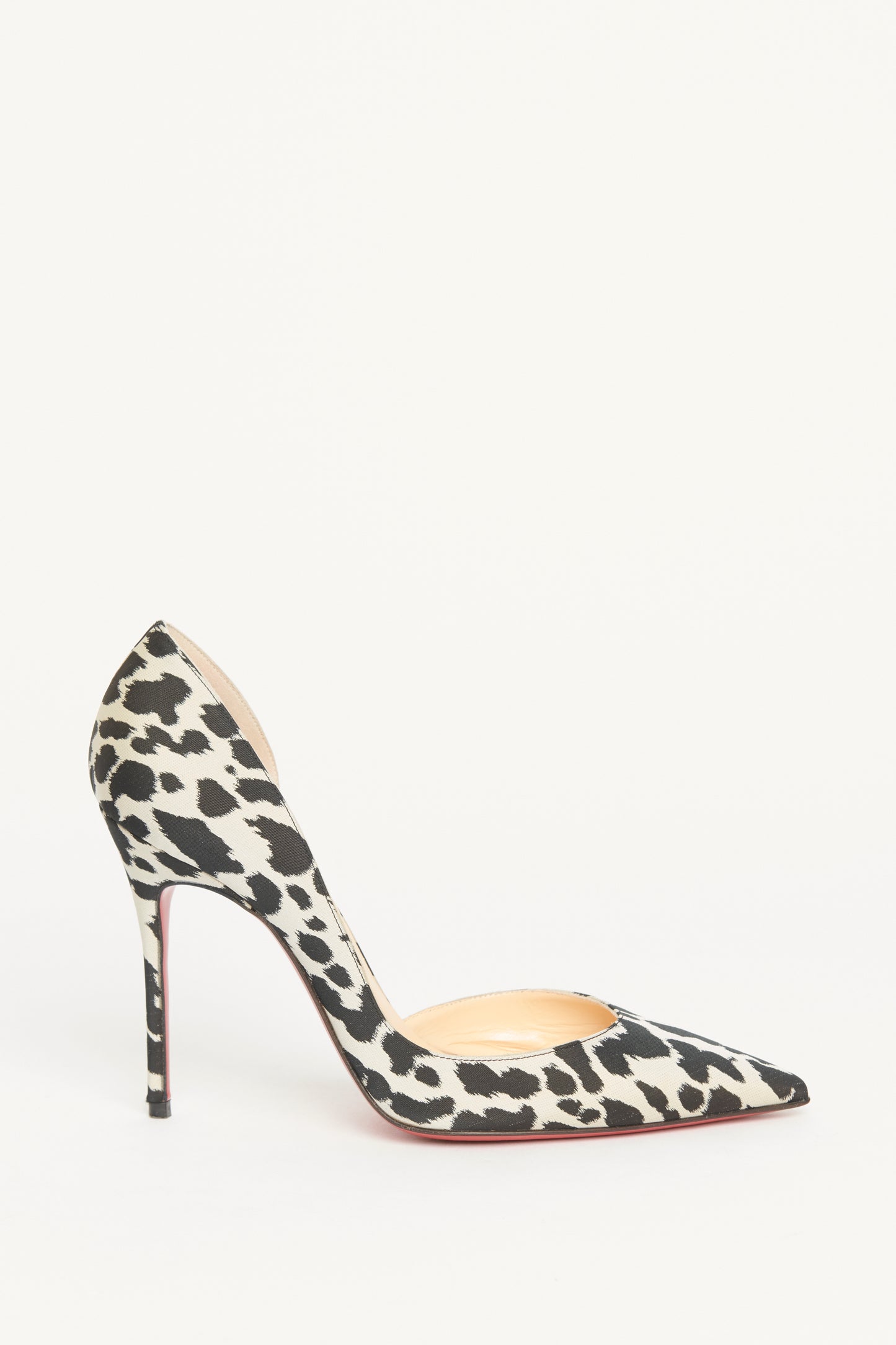 Monochrome Leopard Jacquard Iriza Preowned Pumps