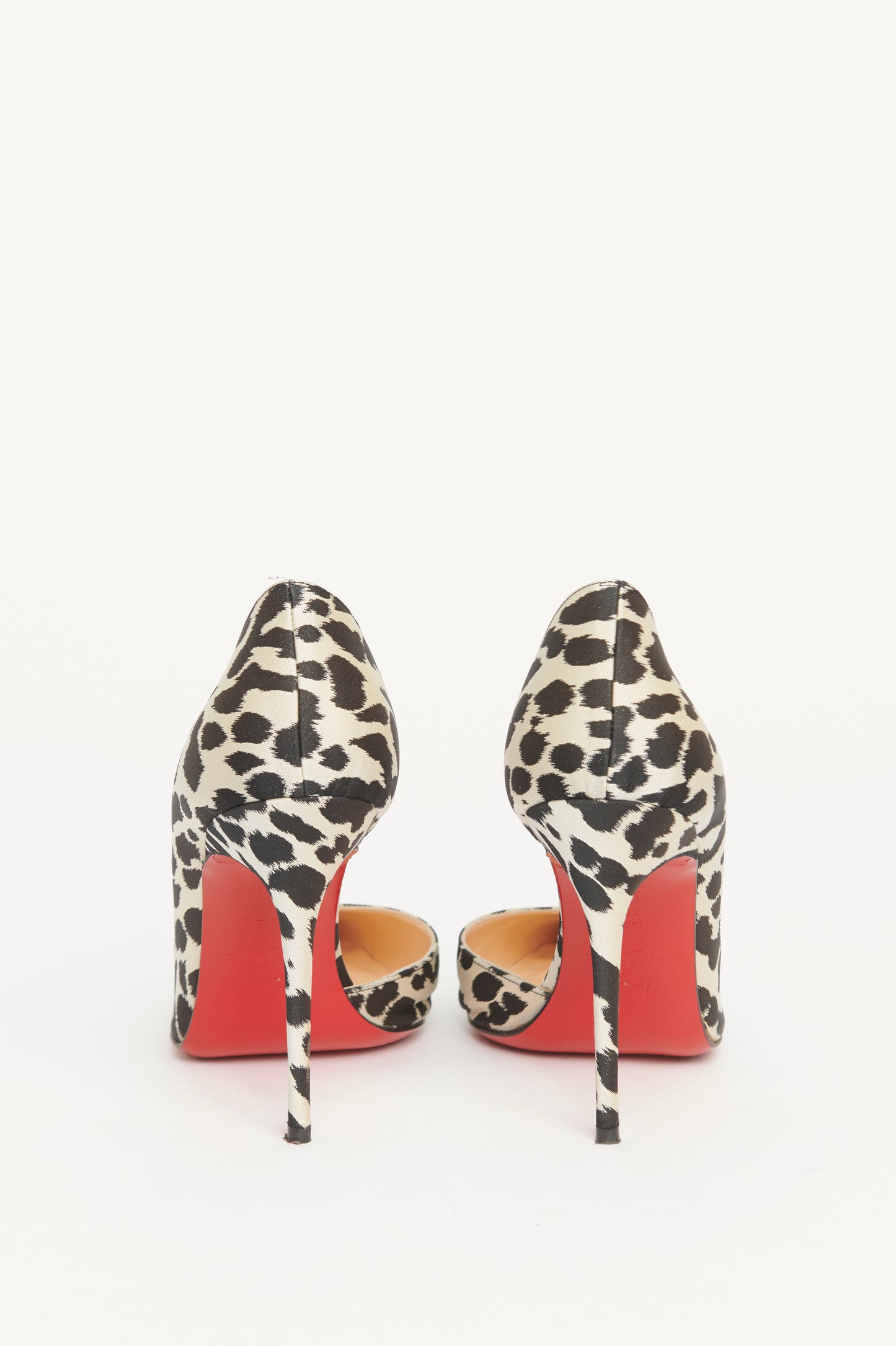 Monochrome Leopard Jacquard Iriza Preowned Pumps