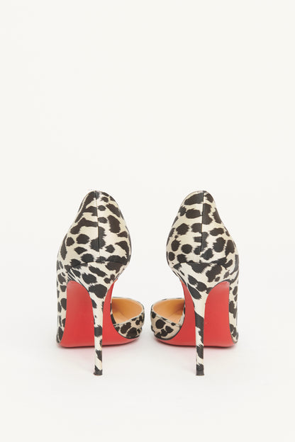 Monochrome Leopard Jacquard Iriza Preowned Pumps