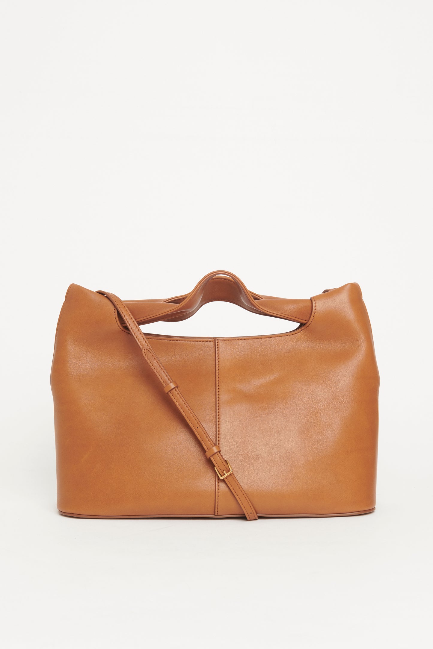 Tan Leather Camden Preowned Tote Bag