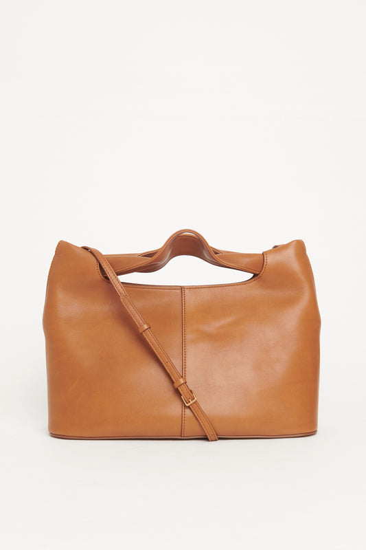 Tan Leather Camden Preowned Tote Bag