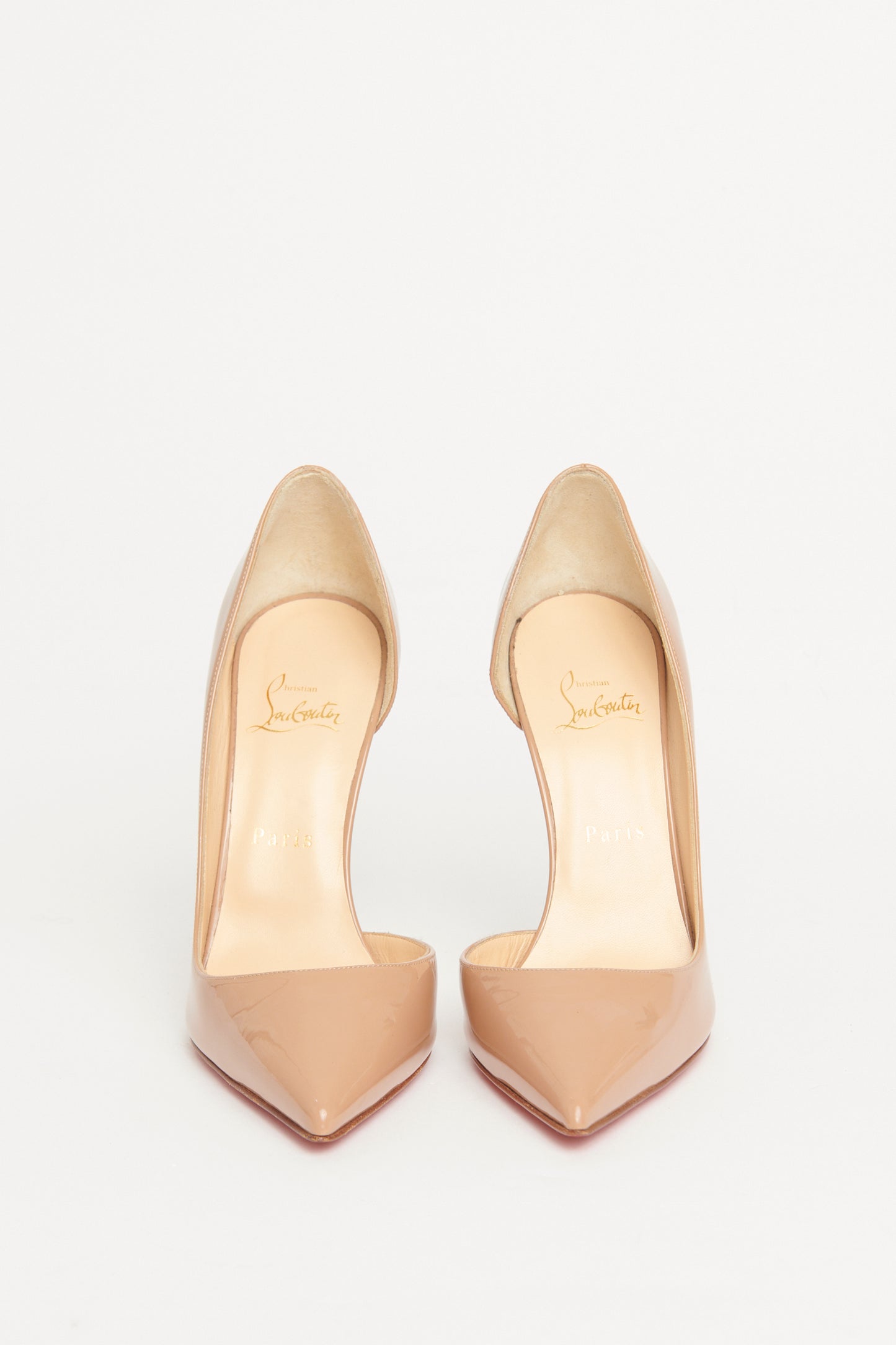 Nude Patent D'Orsay Iriza 100 Preowned Pumps