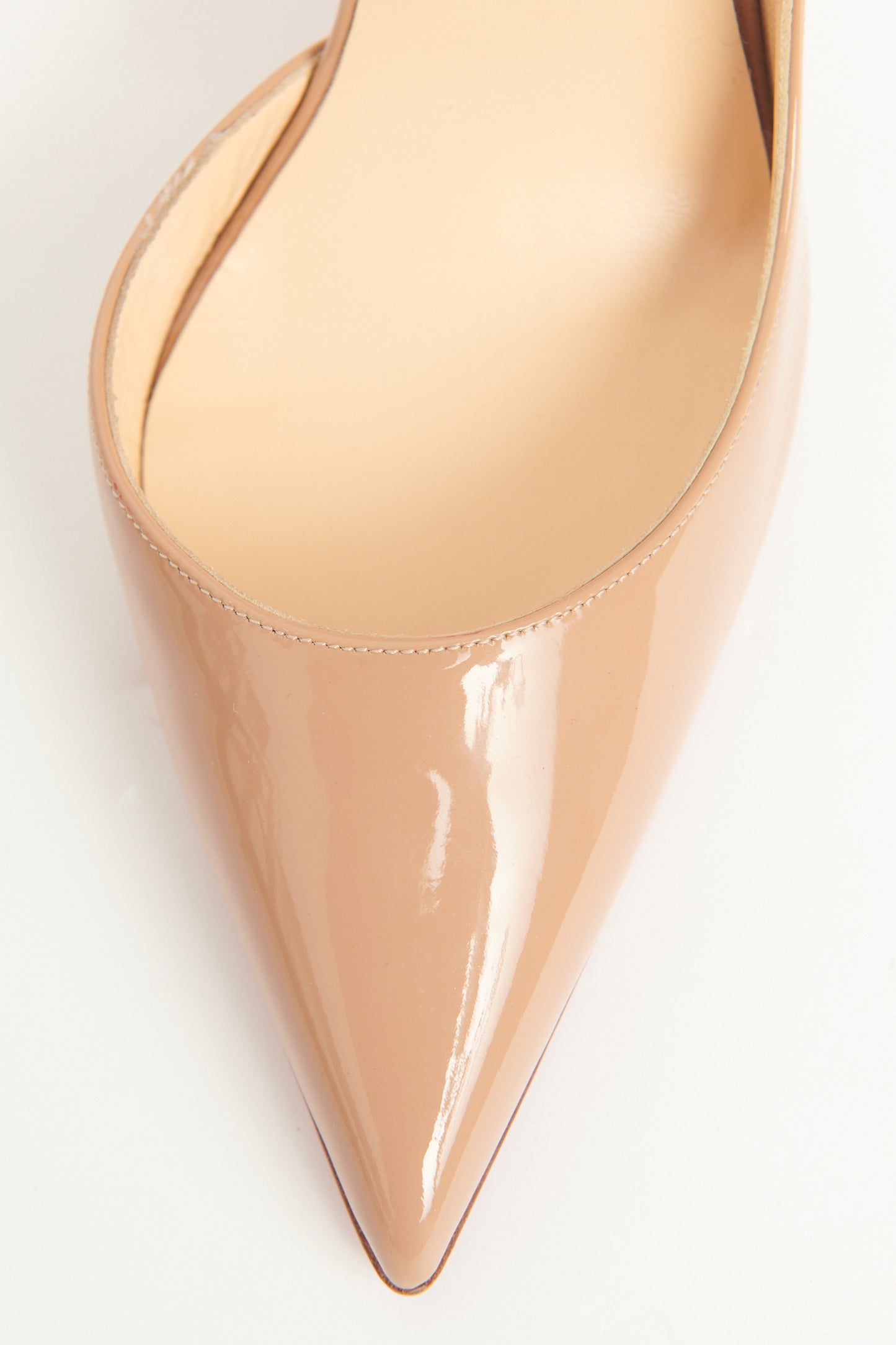 Nude Patent D'Orsay Iriza 100 Preowned Pumps