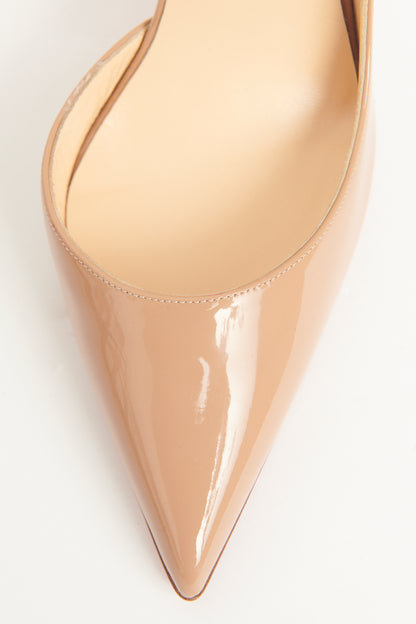 Nude Patent D'Orsay Iriza 100 Preowned Pumps