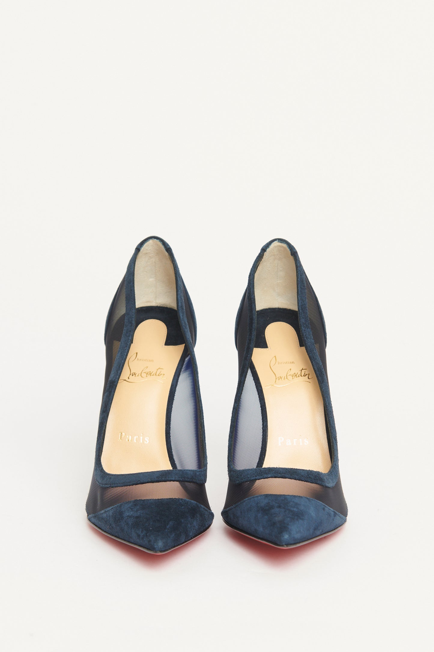 Blue Suede Preowned Galativi Pumps