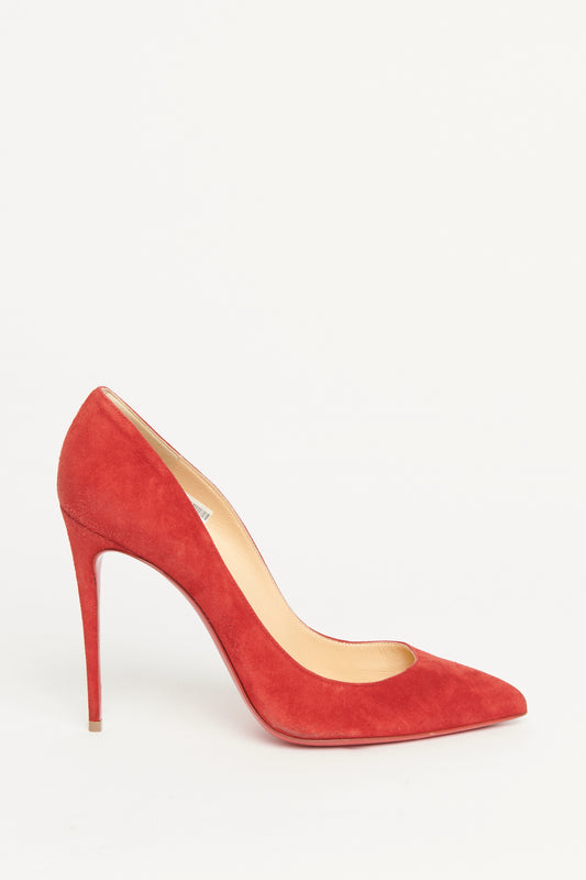 Red Suede Preowned So Kate Pumps