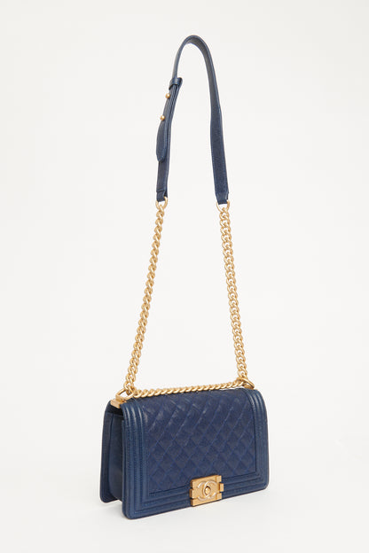 2018 Blue Caviar Preowned Medium Boy Bag