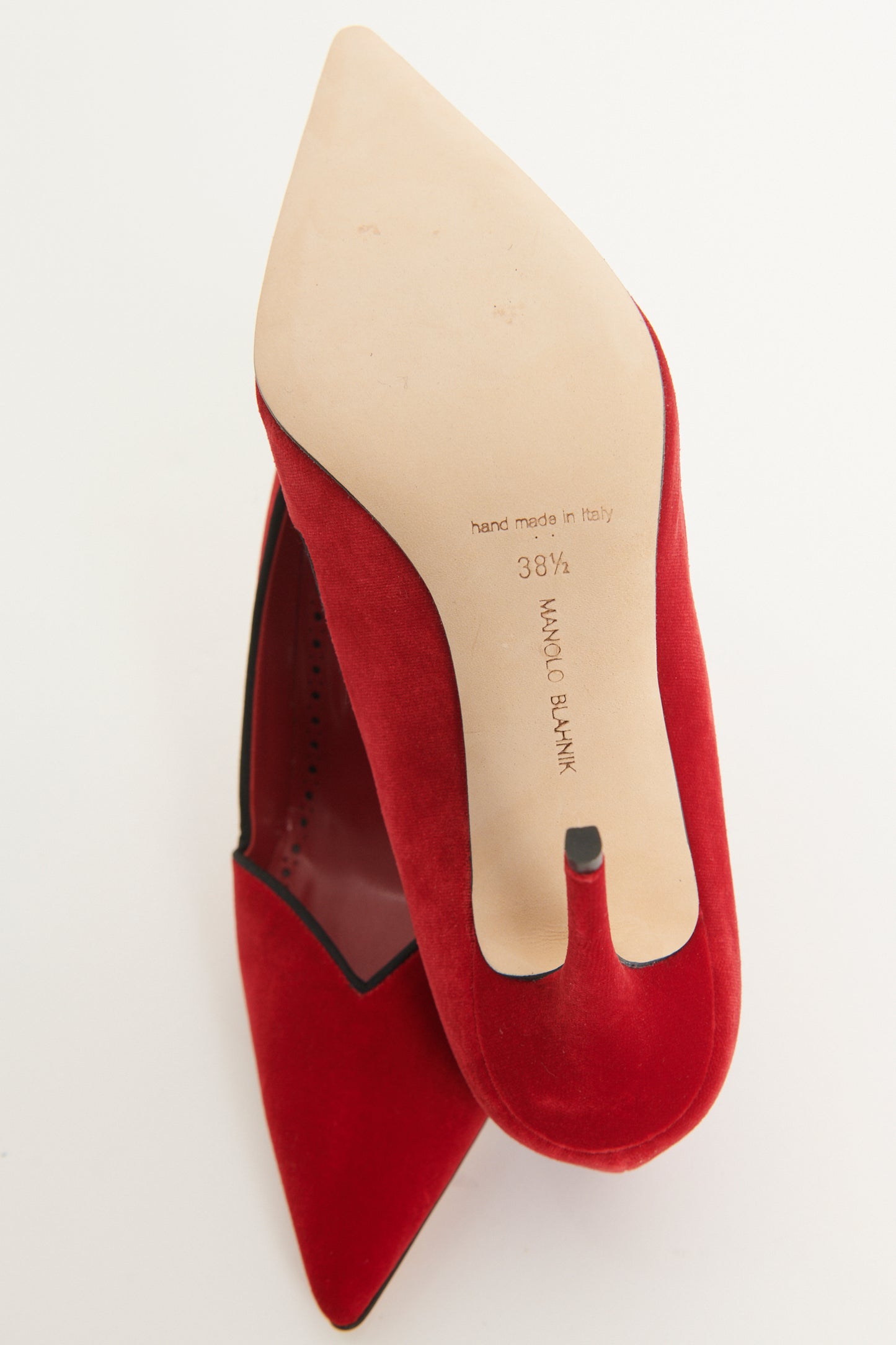 Red Velvet Preowned Sinbelahi 105 Pumps