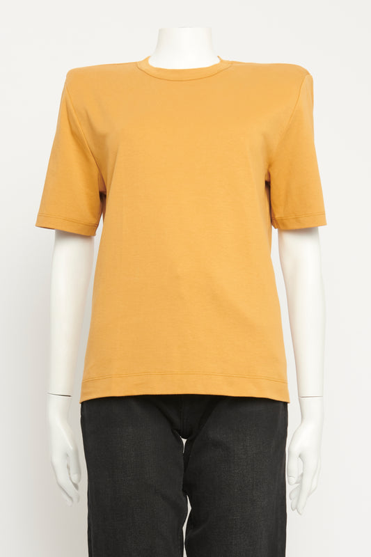 Mustard Shoulder Pad T-shirt