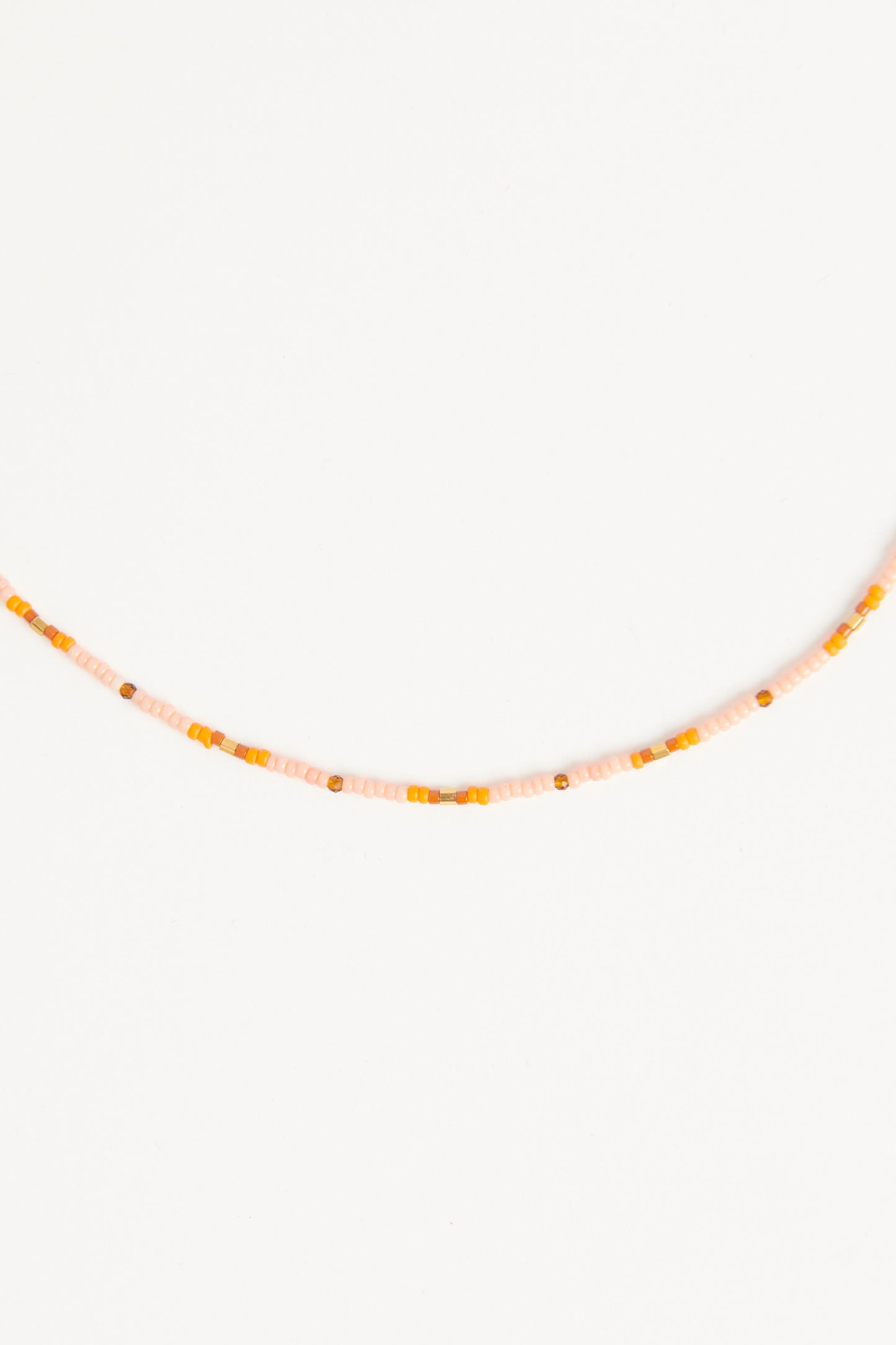 Tangerine stacker Necklace